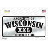 Property Of Wisconsin Novelty Sticker Decal