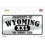 Property Of Wyoming Novelty Sticker Decal