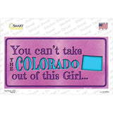 Colorado Outta This Girl Novelty Sticker Decal