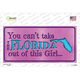 Florida Outta This Girl Novelty Sticker Decal