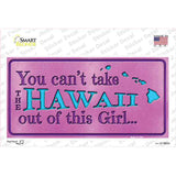 Hawaii Outta This Girl Novelty Sticker Decal