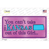 Kansas Outta This Girl Novelty Sticker Decal