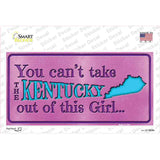 Kentucky Outta This Girl Novelty Sticker Decal