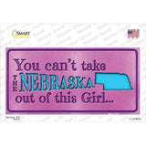 Nebraska Outta This Girl Novelty Sticker Decal