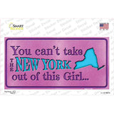 New York Outta This Girl Novelty Sticker Decal