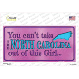 North Carolina Outta This Girl Novelty Sticker Decal