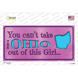 Ohio Outta This Girl Novelty Sticker Decal