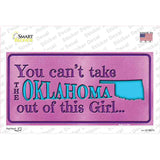 Oklahoma Outta This Girl Novelty Sticker Decal