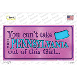 Pennsylvania Outta This Girl Novelty Sticker Decal