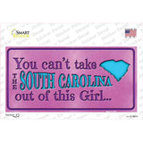 South Carolina Outta This Girl Novelty Sticker Decal