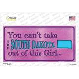 South Dakota Outta This Girl Novelty Sticker Decal