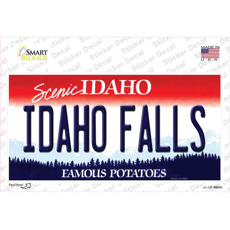 Idaho Falls Idaho Novelty Sticker Decal