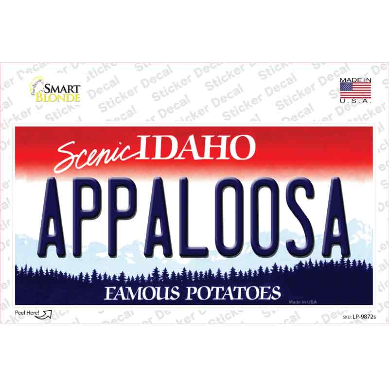 Appaloosa Idaho Novelty Sticker Decal
