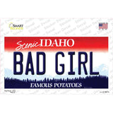 Bad Girl Idaho Novelty Sticker Decal