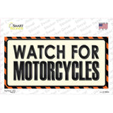 Watch For Motorcycle Novelty Sticker Decal