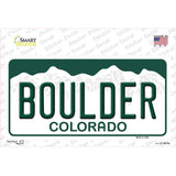 Boulder Colorado Novelty Sticker Decal