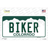 Biker Colorado Novelty Sticker Decal