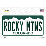 Rocky Mountains Colorado Novelty Sticker Decal