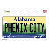 Phenix City Alabama Novelty Sticker Decal