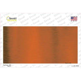 Orange Metallic Solid Novelty Sticker Decal