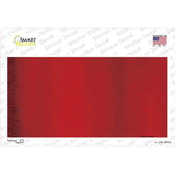 Red Metallic Solid Novelty Sticker Decal