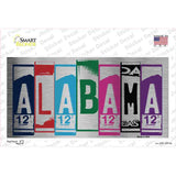 Alabama Art Novelty Sticker Decal