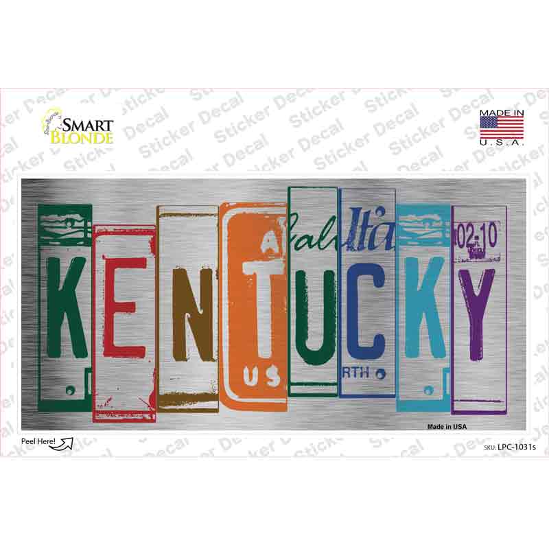 Kentucky Art Novelty Sticker Decal