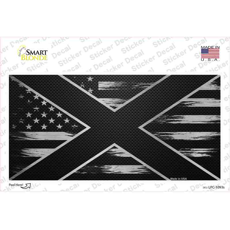 Alabama Carbon Fiber Novelty Sticker Decal