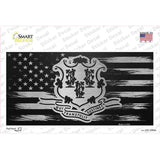 Connecticut Carbon Fiber Novelty Sticker Decal