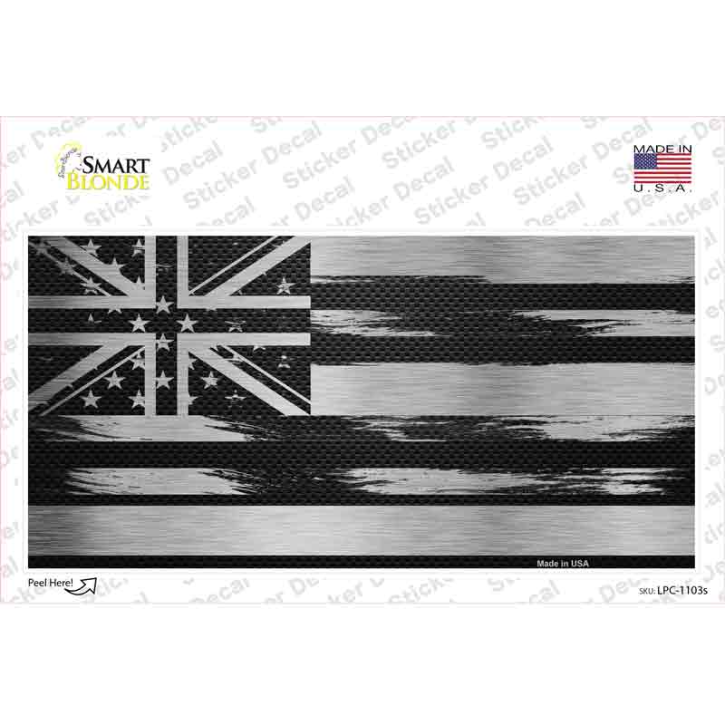 Hawaii Carbon Fiber Novelty Sticker Decal