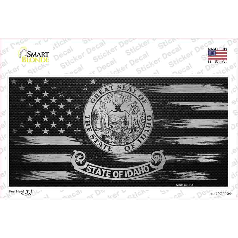 Idaho Carbon Fiber Novelty Sticker Decal