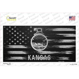 Kansas Carbon Fiber Novelty Sticker Decal
