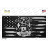Michigan Carbon Fiber Novelty Sticker Decal