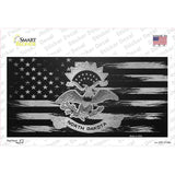 North Dakota Carbon Fiber Novelty Sticker Decal