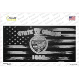 Oregon Carbon Fiber Novelty Sticker Decal
