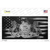 Pennsylvania Carbon Fiber Novelty Sticker Decal