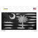 South Carolina Carbon Fiber Novelty Sticker Decal