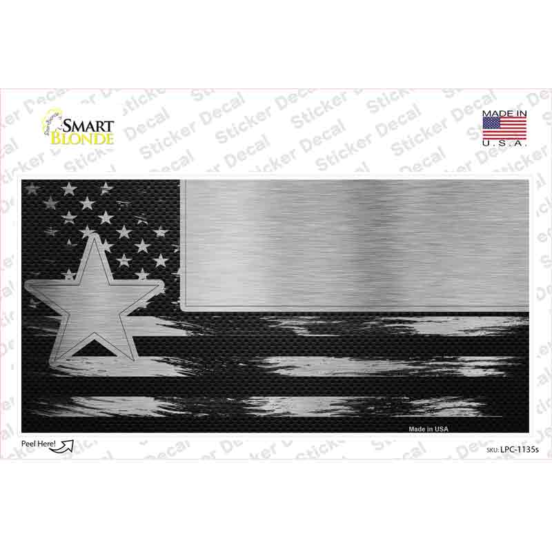 Texas Carbon Fiber Novelty Sticker Decal