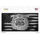 West Virginia Carbon Fiber Novelty Sticker Decal