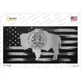 Wyoming Carbon Fiber Novelty Sticker Decal