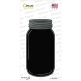 Black Novelty Mason Jar Sticker Decal
