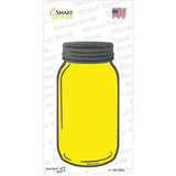 Yellow Novelty Mason Jar Sticker Decal