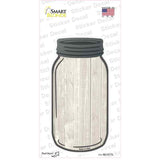 White Wash Wood Blank Novelty Mason Jar Sticker Decal