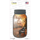 Fall Grateful And Blessed Novelty Mason Jar Sticker Decal