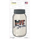 Love New Mexico Silhouette Novelty Mason Jar Sticker Decal