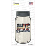 Love OKlahoma Silhouette Novelty Mason Jar Sticker Decal