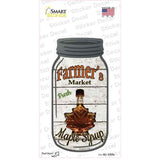 Maple Syrup Farmers Market Novelty Mason Jar Sticker Decal
