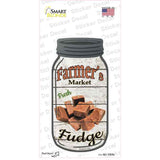 Fudge Farmers Market Novelty Mason Jar Sticker Decal