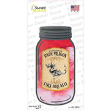 Baby Dragon Fire Breath Novelty Mason Jar Sticker Decal