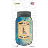 Mermaid Tear Drops Novelty Mason Jar Sticker Decal